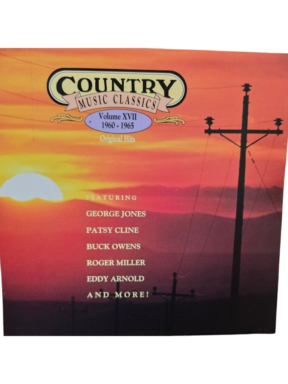 Country Music Classics Vol XVII 1960-1965 Featuring Patsy Cline & More  37925cd